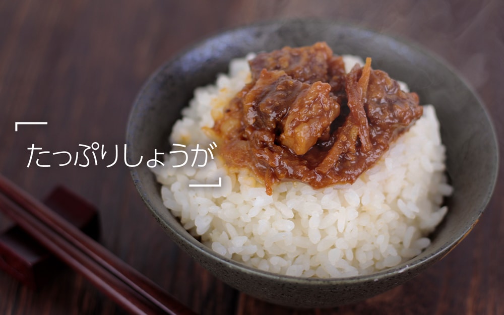 飛騨牛がゴロリとはいった肉味噌
